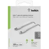 Image de Belkin BOOST CHARGE - Câble Lightning - USB-C (M) à Lightning (M) - 1 m - blanc - alimentation USB (18 W)
