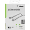 Image de Belkin BOOST CHARGE - Câble Lightning - USB-C (M) à Lightning (M) - 2 m - blanc - alimentation USB (18 W)