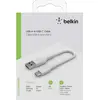 Image de Belkin BOOST CHARGE - Câble USB - USB-C (M) à USB (M) - 15 cm - blanc