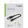 Image de Belkin BOOST CHARGE - Câble Lightning - Lightning (M) bis USB (M) - 15 cm - Noir - pour Apple 10,5 pouces iPad Pro ; 12,9 pouces iPad Pro (2ème génération) ; iPhone 11, 11 Pro, 11 Pro Max, 8, XR, XS, XS Max