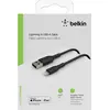 Image de Belkin BOOST CHARGE - Câble Lightning - Lightning (M) à USB (M) - 2 m - noir - pour Apple iPad Pro 10.5-inch ; iPad Pro 12.9-inch (2nd generation) ; iPhone 11, 11 Pro, 11 Pro Max, 8, XR, XS, XS Max
