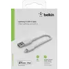 Image de Belkin BOOST CHARGE - Câble Lightning - Lightning (M) à USB (M) - 15 cm - blanc - pour Apple iPad/iPhone/iPod (Lightning)