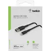 Image de Belkin BOOST CHARGE - Câble Lightning - Lightning mâle à USB mâle - 2 m - noir - pour Apple iPad/iPhone/iPod (Lightning)