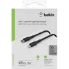 Image de Belkin BOOST CHARGE - Câble Lightning - USB-C (M) à Lightning (M) - 1 m - noir - alimentation USB (18 W)