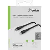 Image de Belkin BOOST CHARGE - Câble Lightning - USB-C (M) à Lightning (M) - 2 m - noir - alimentation USB (18 W)