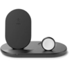 Image de Belkin Station de recharge à induction 7,5 W pour iPhone, Apple Watch et AirPods (dock de recharge sans fil, dock de recharge pour iPhone, stand de recharge pour Apple Watch, noir) - Neuf