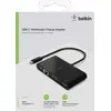 Image de Belkin Adaptateur multimédia + charge - Station d'accueil - USB-C - VGA, HDMI - GigE