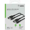 Image de Belkin BLK1394A Cavo in Pvc da Usb A a Lightning 1 M Nero