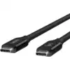 Image de Belkin CONNECT - Câble USB - USB-C (M) à USB-C (M) - USB 3.2 / USB4 / Thunderbolt 3 - 80 cm - alimentation USB (100 W)