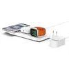 Image de Belkin Chargeur MagSafe 3-en-1, certification MFi, chargeur sans fil rapide pour iPhone 16, 15, 14, 13, 12 Series, Apple Watch 10, 9, 8, 7, 6, Ultra (et versions antérieures), AirPods 2, AirPods Pro en occasion ou reconditionné