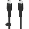 Image de Belkin Flex USB-C/USB-C jusqu'à 60W 2m, noir CAB009bt2MBK