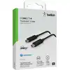 Image de Belkin CONNECT - Câble Thunderbolt - USB-C (M) réversible à USB-C (M) réversible - Thunderbolt 4 - 2 m - actif, alimentation USB (100 W)