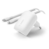 Image de Pack chargeur rapide USB-C 3Ow Power Delivery & PPS + câble Lightning 1 mètre - Blanc - Neuf