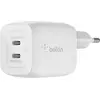 Image de Belkin BOOST CHARGE PRO GaN - Adaptateur secteur - PPS and GaN technology - 45 Watt - Fast Charge, PD 3.0 - 2 ports de sortie (2 x USB-C)