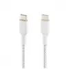 Image de Pack de 2 Câbles USB-C vers USB-C Power Delivery 60W Charge Rapide 2m Blanc - Neuf