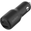Image de Chargeur double pour voiture Belkin BOOST Charge 42 W. Technologie PD/PPS. CCB005btBK