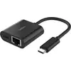 Image de Belkin Connect USB-C Ethernet Adapter 100W PD schw. INC019btBK