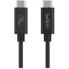 Image de Câble USB-C vers USB-C 4.0 (240W) Charge Rapide et Synchro 2 m Noir - Neuf