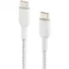 Image de Belkin BOOST CHARGE Câble tressé USB-C/USB-C 2 m blanc CAB004bt2MWH
