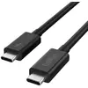 Image de Belkin INZ005HQ1MBK, mâle, mâle, 1 m, 120 Gbit/s, noir, rond