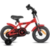 Image de Vélo enfant PROMETHEUS 12 pouces pour garçons et filles, rouge et noir, avec roues d'appui | Freins à câble latéraux et frein à rétropédalage en aluminium | Kit de sécurité inclus | À partir de 3 ans | Édition BMX 12 pouces 2018  