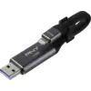Image de PNY Duo-Link 3.0 lecteur USB flash 64 Go USB Type-A / Lightning 3.2 Gen 1 (3.1 Gen 1) Gris - Neuf