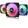 Image de Chieftec CF-3012-RGB système de refroidissement d'ordinateur Boitier PC Ventilateur 12 cm Noir - Neuf