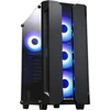 Image de CHIEFTEC skí Miditower Gaming HUNTER, Black, 4x RGB Rainbow Fan, 2 x USB 3.0, side glass