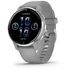 Image de Garmin Venu 2 Plus - Montre connectée GPS Multisports avec appels Via Bluetooth & Suivi santé - Silver avec Bracelet Silicone Gris - Boîtier 43 mm en occasion ou reconditionné