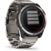 Image de Garmin - 010-02541-61 - Smartwatch - Unisex - Quatix® 7X Sapphire Solar Titan avec bracelet supplémentaire en silicone bleu ciel