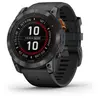 Image de Garmin Fenix 7X Pro - S30852-H2751-B113 - Solar Edition - 51 mm - Slate Gray - montre de sport avec bracelet - silicone