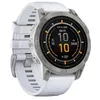 Image de Garmin Epix Pro (Gen 2) Sapphire Edition Smartwatch avec Bracelet en Silicone, boîtier de 47 mm, Blanc en occasion ou reconditionné