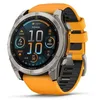 Image de Garmin Fenix 8 51 mm, AMOLED, Saphir-Titan, mit Sparkorange/Graphit-Silikonband en occasion ou reconditionné