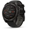 Image de Garmin Fenix 8 47 mm, Solaire, Saphir, Carbone Gris Titane avec Noir/Gris Galets en Silicone en occasion ou reconditionné