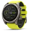 Image de Garmin Fenix 8 51 mm, Solaire, Saphir, Titane, avec Bande en Silicone ampyllow/Graphite en occasion ou reconditionné