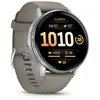 Image de Venu 4 - Montre connectée 45 mm, GPS intégré en Acier et Silicone - Noir et Argent - Neuf