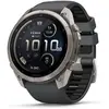 Image de Garmin f nix 9 Pro 3,81 cm (1.5") AMOLED 51 mm Numérique 466 x 466 pixels Écran tactile Titane Wifi GPS (satellite)