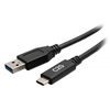 Image de C2G Câble USB-C® 0,5 m (1,5 pied) mâle vers USB-A mâle - USB 3.2 Gen 1 (5 Gbits/s) - Neuf