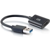 Image de C2G Adaptateur convertisseur SuperSpeed USB 5 Gbits/s 15 cm (6 po) USB-C® femelle vers USB-A mâle - Neuf