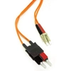 Image de C2G 2m LC/SC LSZH Duplex 62.5/125 Multimode Fibre Patch Cable câble InfiniBand et à fibres optiques Orange - Neuf