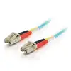 Image de C2G 85549 câble InfiniBand et à fibres optiques 1 m LC OFNR Turquoise - Neuf