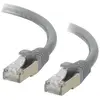 Image de Câble C2G Cat6a STP, 0,5 m, Cat6a, S/UTP (blindé), connecteurs RJ-45, connecteurs RJ-45, couleur grise
