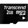 Image de Transcend - Carte mémoire flash - 2 Go - microSD