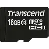 Image de Transcend - Carte mémoire flash (adaptateur microSDHC/SD inclus) - 16 Go - classe 10 - microSDHC