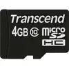 Image de Transcend microSDHC 4GB Class 10 + adaptateur SD