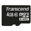 Image de Transcend TS4GUSDC10 mémoire flash 4 Go MicroSDHC NAND Classe 10 - Neuf
