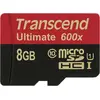 Image de Transcend microSDHC MLC 8GB Class 10 UHS-I 600x + adaptateur SD