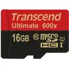 Image de Transcend 16GB microSDHC Class 10 UHS-I (Ultimate) 16 Go MLC Classe 10 - Neuf