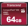 Image de Transcend - Carte mémoire flash - 64 Go - 800x - CompactFlash