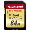 Image de Transcend TS64GSDU3 mémoire flash 64 Go SDXC NAND Classe 10 - Neuf
